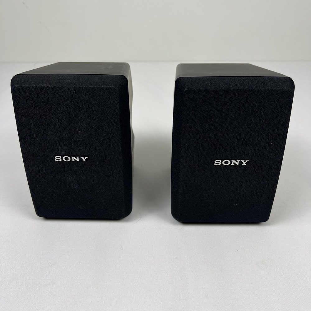 Sony SS-SR15 Speaker System 70W 8 Ohm Black Satellite Surround Pair Good